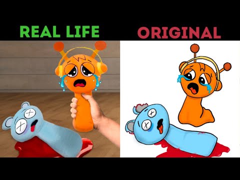 Best TikToks of INCREDIBOX SPRUNKI IN REAL LIFE! | Original vs Plush Toys