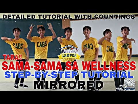 SAMA SAMA SA WELLNESS MIRRORED STEP-BY-STEP WITH COUNTING DANCE TUTORIAL | NEW WELLNESS 2023