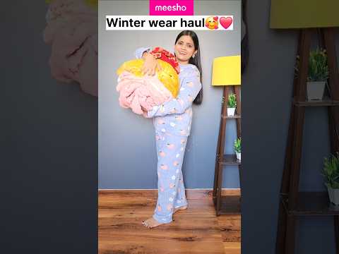 Meesho Winter Haul🤩#shorts #ytshorts #ytstudio