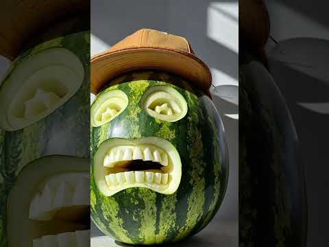 Fantastic Watermelon talking to man