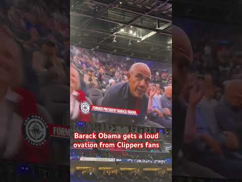 #barackpore gets a loud ovation from #clippers  fans. 👏🏽