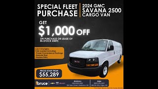 Save 💵 $1,000 On A 2024 GMC Savana 2500 Cargo Van #shorts