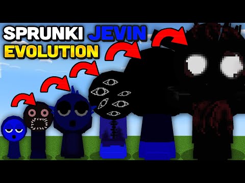 Minecraft But I Evolve SPRUNKI JEVIN PHASE 0-10