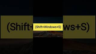 Screenshot in Windows 10 #shorts #tips #tricks #windows #reels #ytshorts