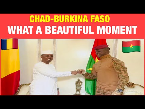 FESPACO 2025: WOW PRESIDENT OF CHAD MAHAMAT IDRISS DEBY RECEIVED BY CAPTAIN IBRAHIM TRAORE