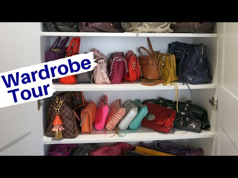 Wardrobe Room Tour & Handbag Collection Storage!