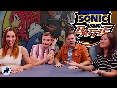 We play Sonic Speed Battle - it's 3 card games in one! | Sonic the Hedgehog board game playthrough