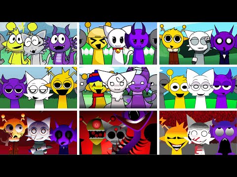 Incredibox - Sprunki but MIX WENDA and SIMON and DURPLE in ALL Different Mods