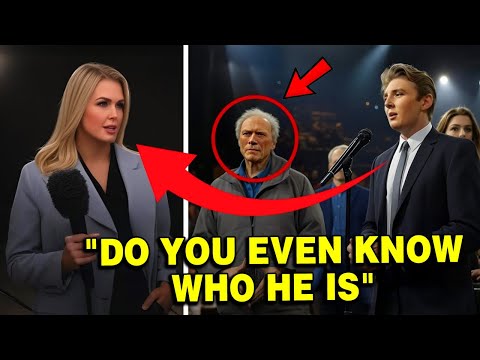 Barron Trump Destroys Liberal Reporters Who Tried to Humiliate His Godfather, Clint Eastwood!