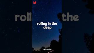 #rollinginthedeep Rolling in the deep (lyrics)-Adele #adele #shorts #viral