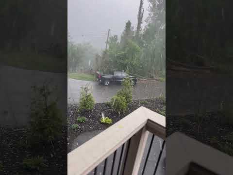 Insane Hailstorm Gatlinburg TN  #weather #gatlinburg #pigeonforge