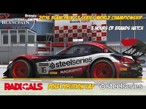 iRacing 2016 Blancpain GT Series - Round 4 Pole Position lap