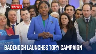 Kemi Badenoch launches Conservatives' local election campaign