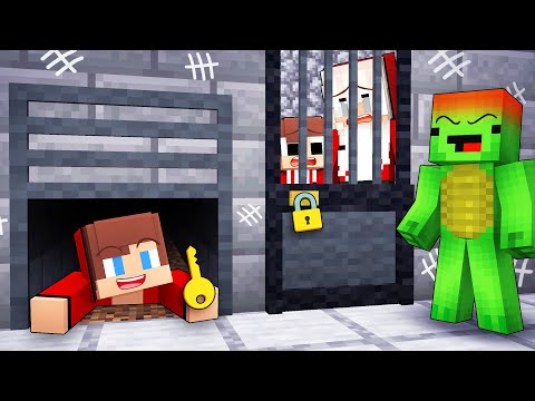 How JJ Saved the Family from Mikey’s Prison in Minecraft (Maizen)