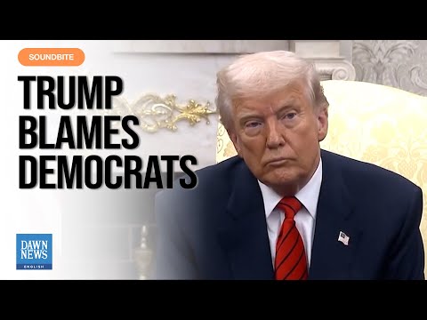 Trump Blames Democrats for Possible Government Shutdown | Dawn News English