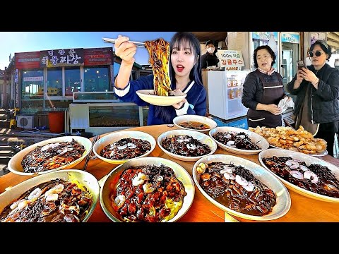 On this tiny, amazing island, there’s only Jajangmyeon. A Chinese feast on the tiny island of Marado