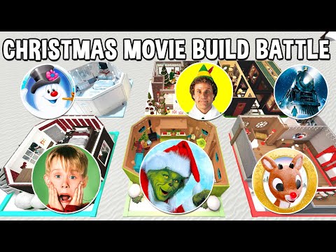 MEGA Christmas Movies Bedroom Build-Off CHALLENGE!