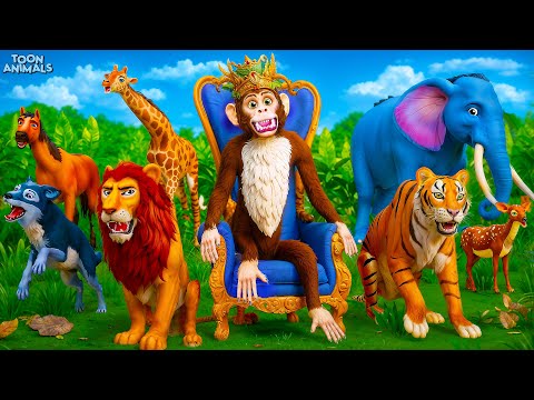 Epic Animal Kingdom Showdown: Monkey Pride vs Wild Animals - Who Will Reign?