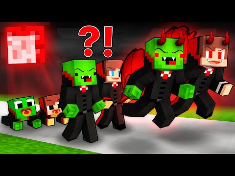 Mikey and JJ Became VAMPIRE Life Cycle in Minecraft (Maizen)