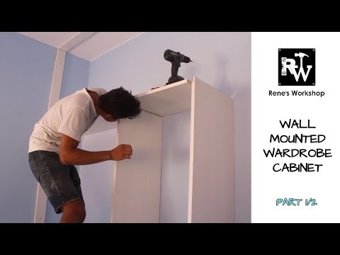 How to Make a Wall Mounted Wardrobe Cabinet 1/2