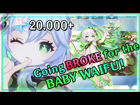 Going BROKE for NAHIDA!! - 20K+ PRIMOGEMS - Genshin Impact