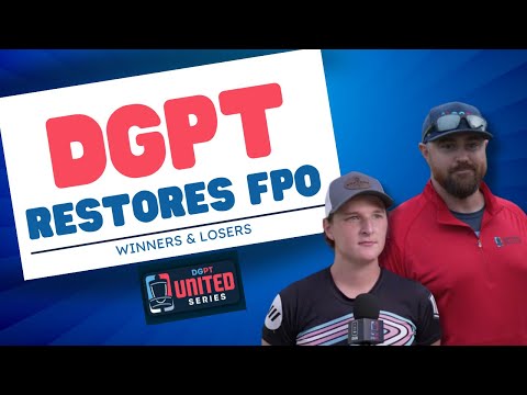 DGPT Creates United Series for FPO | Winners and Losers