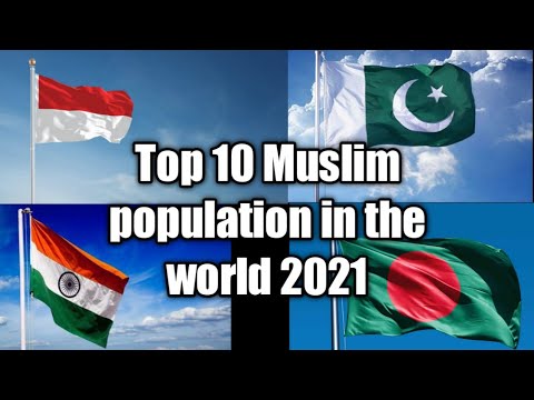 Top 10 Muslim population by country in the world 2021