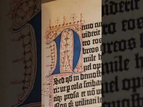 Did you know that Harvard has an original copy of the Gutenberg Bible?