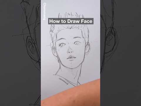 How to draw face  #drawing #sketch #art