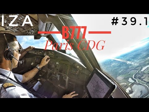 B777 TAKEOFF Paris CDG Cockpit View | 4K