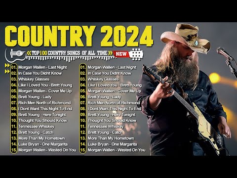 Country Music Playlist 2024 🍓 Chris Stapleton, Luke Combs, Luke Bryan, Kane Brown, Morgan Wallen