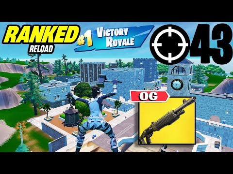 43 Elimination Solos "Ranked RELOAD" Gameplay Wins (Fortnite Chapter 2 Remix PS4 Controller On PC)