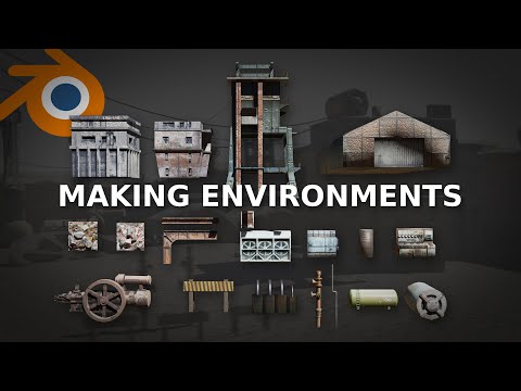 Making Assets For BIG Environments In Blender!