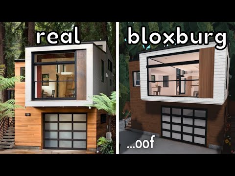 Recreating a MODERN LOFT in Bloxburg (EXTERIOR & INTERIOR)