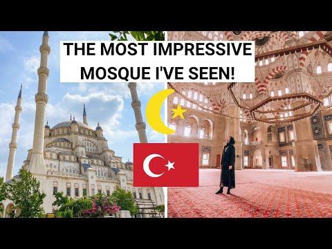 Turkey's 2nd Largest Mosque in Adana! Built with Islamic Mathematical Dimensions!