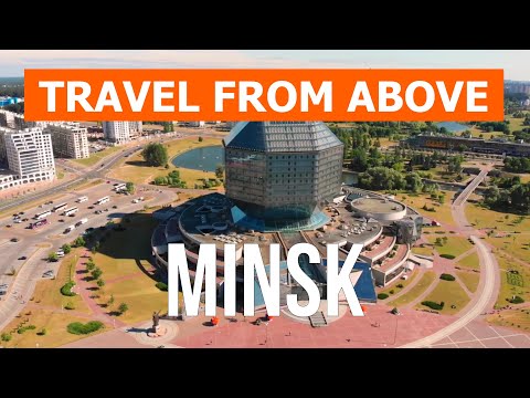 Minsk from above | Drone video in 4k | Belarus, Minsk city from the air