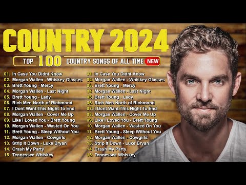 Country Music 2024 Collection 🎶 Brett Young, Luke Bryan, Luke Combs, Chris Stapleton, Kane Brown