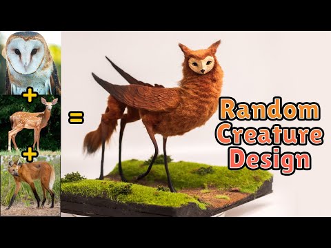 Random Creature Design #2 l Polymer Clay Art Doll DIY