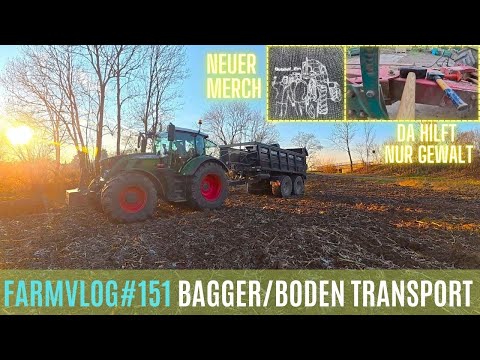 FarmVlog#151 Es geht weiter mit Baustelle 🚧 Neuer Merch!🚜👕