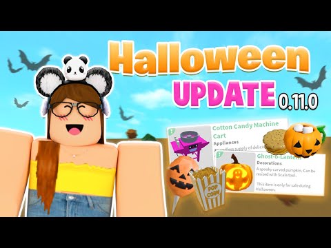 NEW BLOXBURG HALLOWEEN UPDATE 0.11.0!!