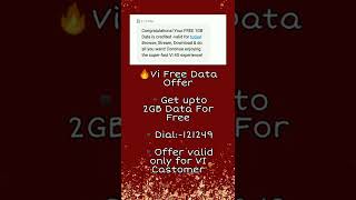 vi free data | Vodafone idea free internet | vi free internet