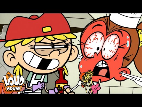 WILD & EXTRA Loud House Food Moments 🍕🥤| 45 Minute Marathon | The Loud House