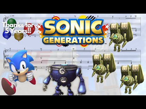 (Thanks for 5 Years!!) Sonic Generations - Rooftop Run: Act 1 [Piano Recreation] (Remake)