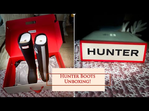 Hunter Boots Unboxing!| 2020