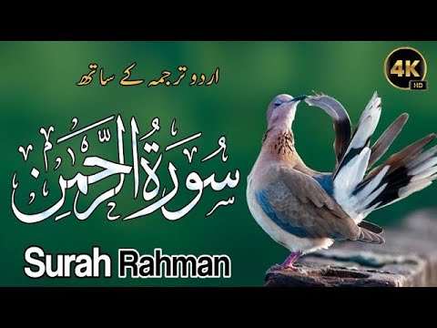 surah rahman l surah Recitation l surah rahman with urdu  tranlation