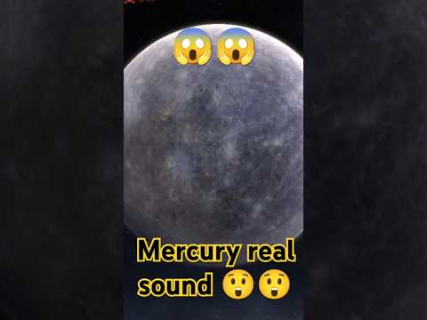 Mercury sound in our solar system 😧#shorts #mercury #space #universe