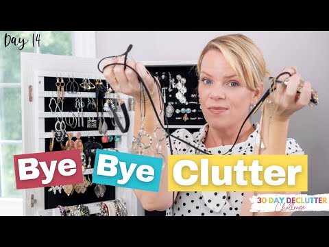 Declutter Jewelry & Hair Tools with Me - Day 14 - 30 Day Declutter Challenge