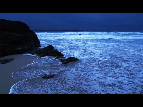 ASMR Ocean White Noise, Peaceful Rolling Waves