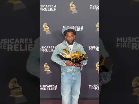 Kendrick Lamar Shows Off All His Grammys