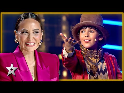 Mini Willy Wonka CHARMS The Judges! | Kids Got Talent